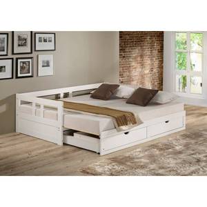 lot 11639 image: melody twin to king trundle bed white