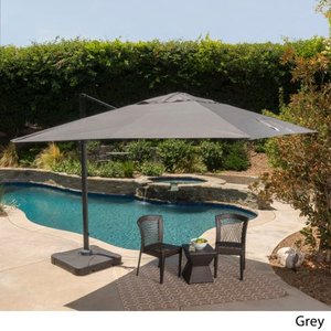 lot 11676 image: Royal Water-resistant Fabric Canopy Umbrella by Christopher Knight Home Retail $557.99