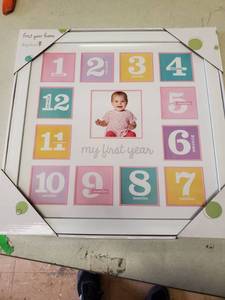 lot 11706 image: First year picture frame