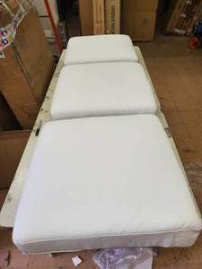 lot 11729 image: 3 faux leather couch cushions 22x22