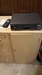 lot 1011 image: Sharp VCR with Remote
