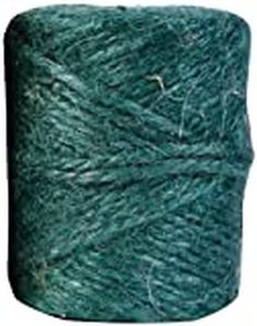 lot 1039 image: Lot of 3. Twisted Jute, Gardening Twine, 208ft Green