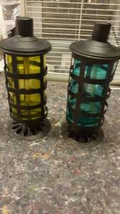 lot 1122 image: Pair of outdoor lantern