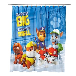 lot 1149 image: Paw Patrol Rescue Crew Shower Curtain