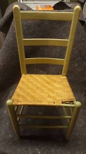 lot 1196 image: Ladder back chair- project piece
