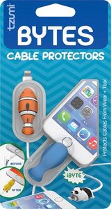 lot 1222 image: Tzumi - Bytes Connector Plug Protector (2-Pack) - WhaleClownfish