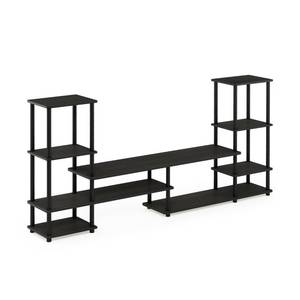 lot 2321 image: FURINNO Turn-N-Tube Grand Entertainment Center, EspressoBlack
