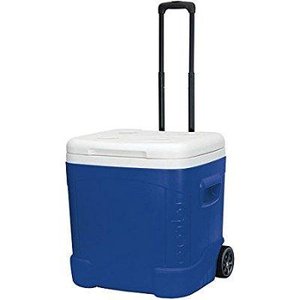 lot 2340 image: Igloo Ice Cube 60 Quart Roller Cooler