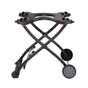 lot 2361 image: Weber 6557 Q Portable Cart, 28.2 x 21 x 25, Black