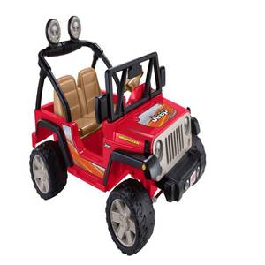 lot 2382 image: Power Wheels Jeep Wrangler - Red (not put together)