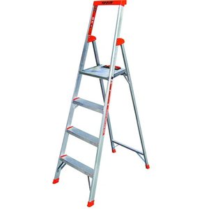 lot 2384 image: Little Giant Ladders, Flip-N-Lite, 6-Foot, Stepladder, Aluminum, Type 1A, 300 lbs rated (15270-001)
