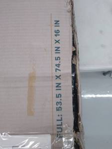 lot 2417 image: Zinus Van 16 Inch Metal Platform Bed Frame With Steel Slat Support (not fully inspected out of box)