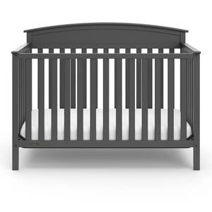 lot 2431 image: Graco Benton 4 in 1 Convertible Crib Gray
