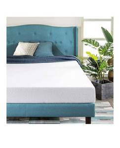 lot 2441 image: Zinus 6 Inch Green Tea Memory Foam Mattress  CertiPUR-US Certified  Bed-in-a-Box  Pressure Relieving, Full USED