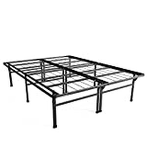 lot 2456 image: Zinus Premium SmartBase 4 Extra Inches high for Under-bed StorageMattress FoundationPlatform Bed FrameBox Spring ReplacementStrongSturdyQuiet Noise-Free, Queen