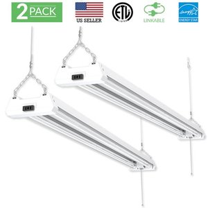 lot 2462 image: SUNCO Shop Light (Clear ) LED 40W (120W) 4500 Lumens (5000K - Daylight)