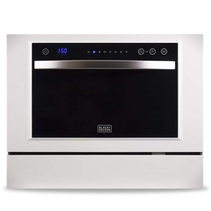 lot 2463 image: BLACKDECKER Compact Countertop Dishwasher, BCD6W