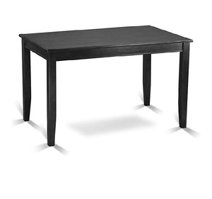 lot 2470 image: Buckland Counter Height Rectangular Table 30x48 in Black Finish
