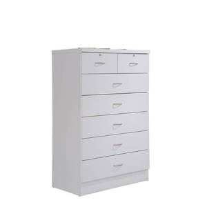 lot 2473 image: Hodedah Imports 7 Drawer Chest with DAMAGED