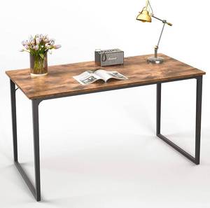 lot 2475 image: Computer Desk 55, Modern Simple Style Desk for Home Office, Sturdy Writing Desk,Red Walnut