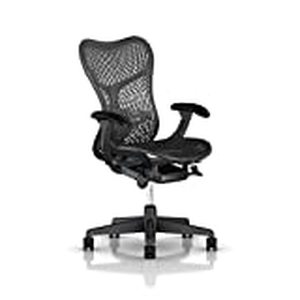 lot 2482 image: Herman Miller Mirra 2 Task Chair Tilt Limiter wSeat Angle Adjustment - FlexFront Adj Seat Depth - Adj Lumbar Support - TriFlex Back - Adj Arms - Graphite Base & Frame