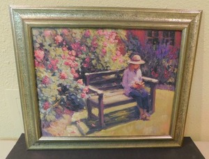 lot 8057 image: Simulated Oil Painting