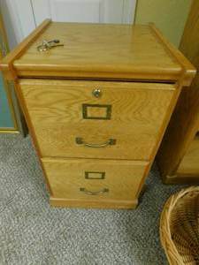 lot 8020 image: Letter Size File Cabinet