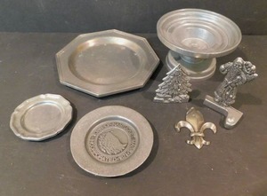 lot 8115 image: Miscellaneous Pewter Items