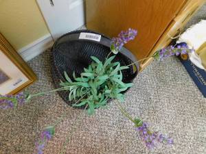 lot 8101 image: Basket with Greenery