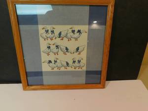 lot 8106 image: Framed Cross Stitch