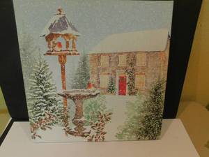 lot 8125 image: Oil Painting that Lights Up