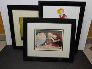 lot 8155 image: Framed Pictures (3 ea)