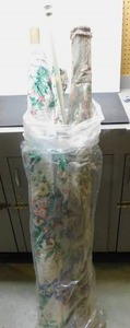 lot 8171 image: Two Rolls Of Fabric