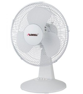 lot 75382 image: Lorell LLR44551 Desk Fan, 12