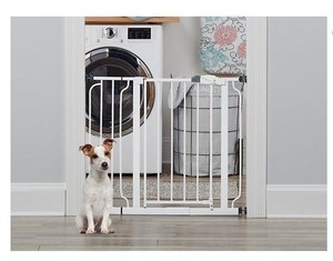 lot 75390 image: Regalo Easy Open 47-Inch Super Wide Walk Thru Baby Gate
