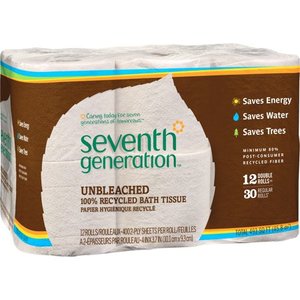 lot 75397 image: Seventh Generation - Unbleached Bath Tissue 2 Ply 493.00 ct