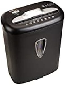 lot 75401 image: AmazonBasics 8-Sheet Cross-Cut Paper and Credit Card Shredder