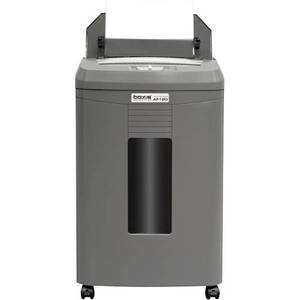 lot 75423 image: Boxis - AutoShred 120-Sheet Microcut CreditCardPaper Shredder - Charcoal gray