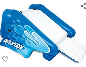 lot 75433 image: Intex Water Slide, Inflatable Play Center, 131 X 81 X 46, for Ages 6 and up
