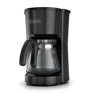 lot 75443 image: BLACKDECKER 5-Cup Coffeemaker, Black, CM0700BZ