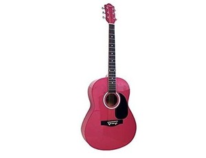 lot 75445 image: Martin Smith 6 Acoustic Guitar, Bag, Guitar Strings Color Orangeyellows