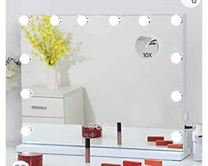 lot 75457 image: FENCHILIN 4.4 out of 5 stars  236Reviews FENCHILIN Large Vanity Mirror with Lights