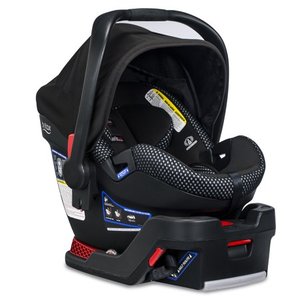 lot 75459 image: Britax B-Safe Ultra Infant Car Seat - 4 to 35 Pounds - Rear Facing - 2 Layer Impact Protection, Cool Flow Ventilated Fabric, Grey