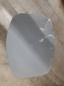 lot 75497 image: Glad Plastic Step Trash Can with Clorox Odor Protection of The Lid  13 Gallon, 50 Liter, Silver