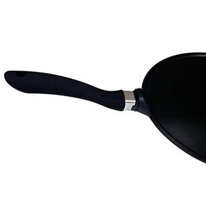 lot 75523 image: IMUSA USA IMU-80512 12 Nonstick Soft Touch ComalGriddle with Soft Touch Handle, Black