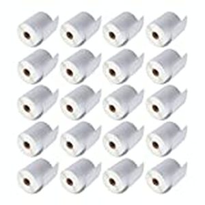 lot 75529 image: MFLABEL 20 Rolls of 250 4x6 Direct Thermal Blank Shipping Labels for Zebra 2844 Zp-450 Zp-500 Zp-505