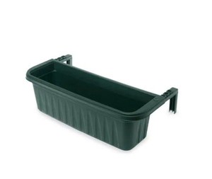 lot 75538 image: Adjustable Self-Watering Railing Planter