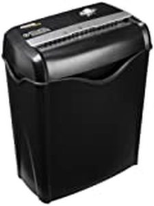 lot 76556 image: AmazonBasics 6-Sheet Cross-Cut Paper and Credit Card Home Office Shredder