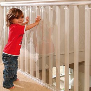 lot 76584 image: Kidkusion IndoorOutdoor Banister Guard, Clear, 15