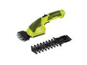 lot 76596 image: Sun Joe HJ605CC Cordless 2 in 1 Grass Shear & Hedge Trimmer with Extension Pole